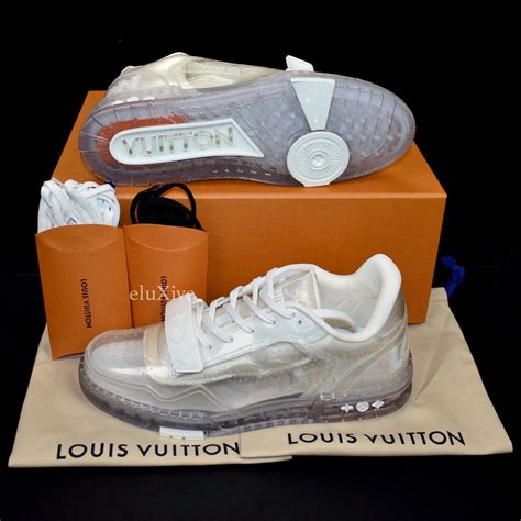 louis vuitton trainer transparent